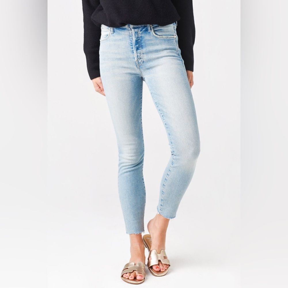 MOTHER Stunner Ankle Frayed Jeans